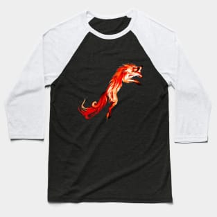 Jumping Fox Baseball T-Shirt